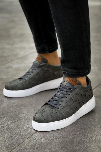 CH209 OBT Vimini Erkek Ayakkabı ANTRASIT - Resim 3