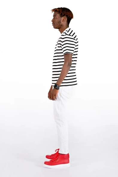 CH258 BT Erkek Bot KIRMIZI - Resim 6