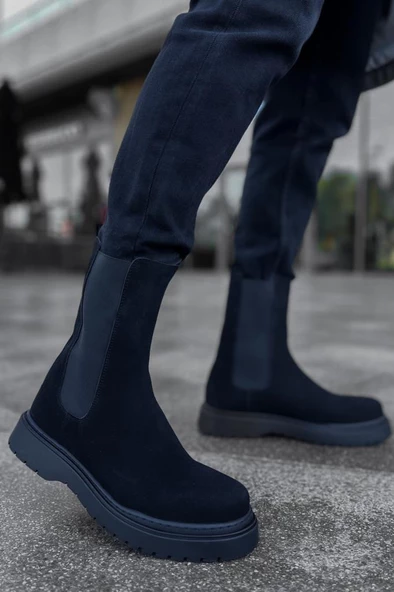 CH223 SRT Alaska Süet Erkek Bot SIYAH - Resim 4