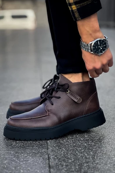 CH213 CBT Bryggen Erkek Bot KAHVE - 5