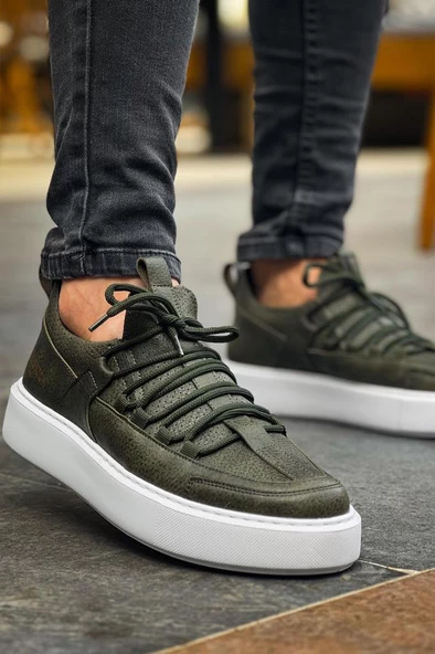 CH159 CBT Saturn Erkek Ayakkabı HAKI - Resim 4