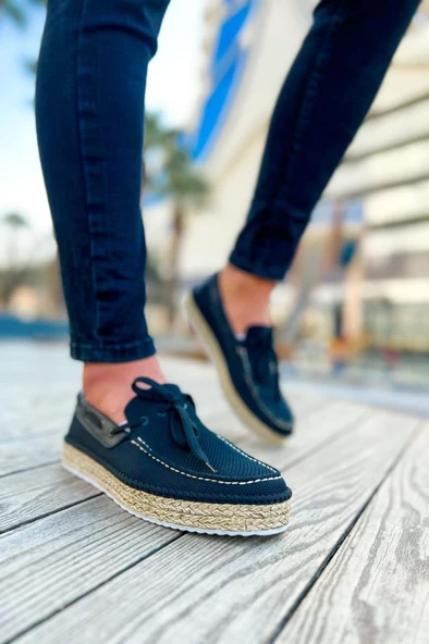 CH311 Espadril Erkek Ayakkabı SIYAH - Resim 2