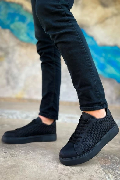 CH203 OST Maglieria Erkek Ayakkabı SIYAH - Resim 4