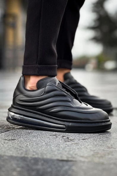 CH299 FST Sollıevo Erkek Ayakkabı SIYAH - Resim 3