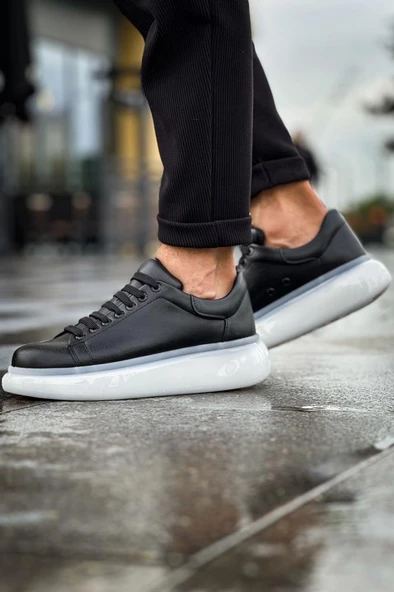 CH295 CBT Sollıevo Erkek Ayakkabı SIYAH - Resim 2