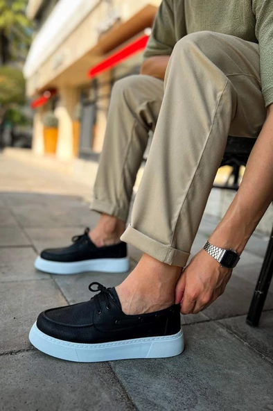 CH419 CBT Torrini Erkek Ayakkabı SIYAH - Resim 2