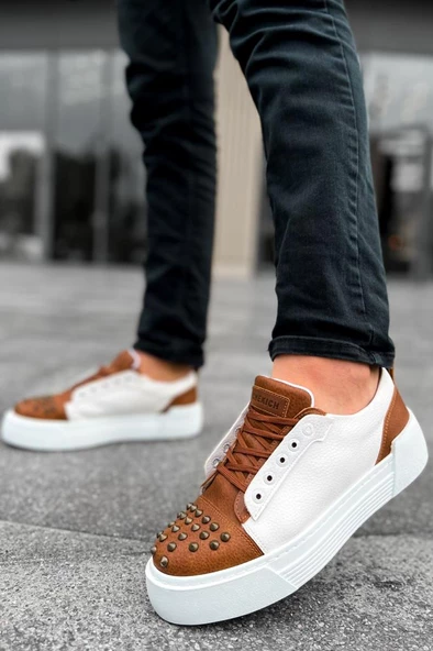 CH169 CBT Thorn Erkek Ayakkabı TABA/BEYAZ - Resim 2