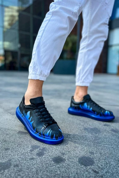 CH254 CST Pittura Erkek Ayakkabı 534 MAVI ALEV - Resim 4