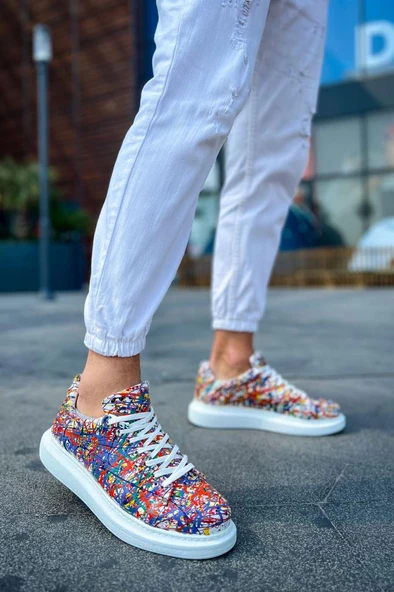 CH254 CBT Pittura Erkek Ayakkabı 537 CRAZY SPLUSH BEYAZ ürün görseli