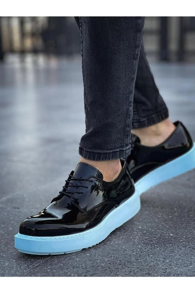CH001 RBT Classic Lace Erkek Ayakkabı SIYAH - Resim 3