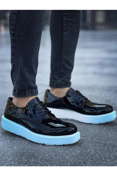 CH001 RBT Classic Lace Erkek Ayakkabı SIYAH - Resim 2