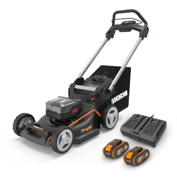 WORX WG748E 40Volt 4.0Ah. Li-ion 46CM Profesyonel Kömürsüz Şarjlı Çim Biçme