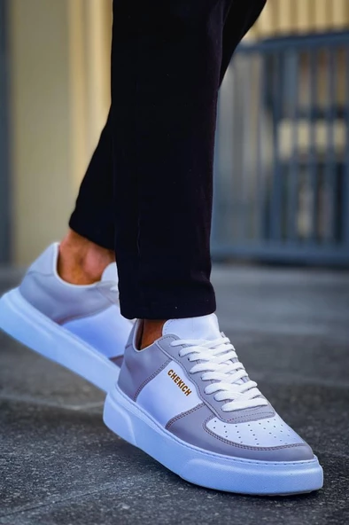 CH087 FBT Kenton Erkek Ayakkabı BEYAZ/GRI - Resim 3