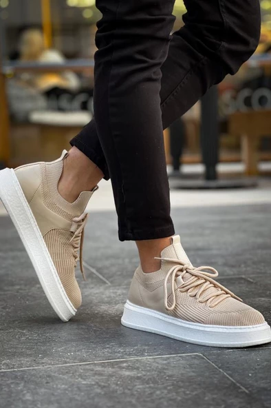 CH2408 TBT Fusion Erkek Spor Ayakkabı KREM - Resim 3