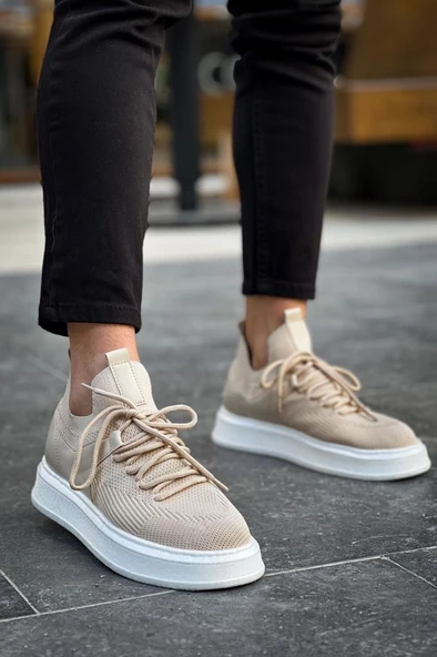 CH2408 TBT Fusion Erkek Spor Ayakkabı KREM - Resim 2