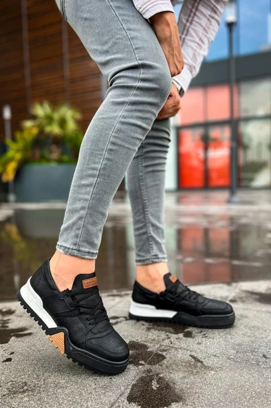 CH067 SBT Erkek Ayakkabı SİYAH/SİYAH - Resim 2