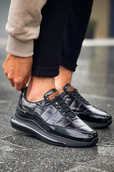 CH179 CST Sporty Runner Erkek Ayakkabı SIYAH - Resim 3