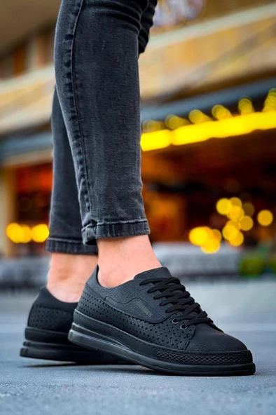 CH043 ST Erkek Ayakkabı SİYAH - Resim 5