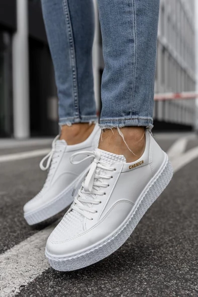 CH017 BT Erkek Ayakkabı BEYAZ - Resim 4