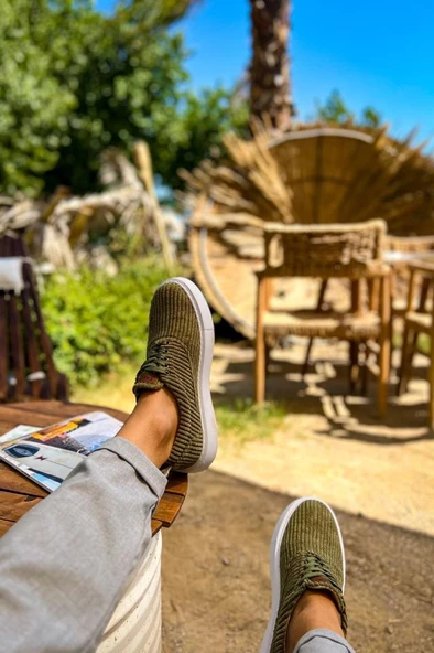 CH173 BT Erkek Ayakkabı HAKI - Resim 4