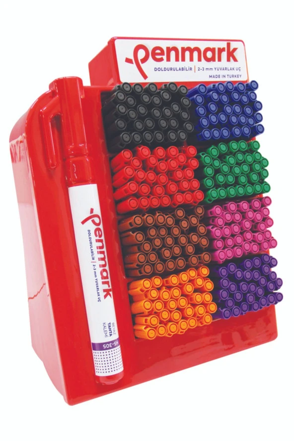 Penmark Beyaz Tahta Kalemi Doldurulabilir – Kahverengi - 3