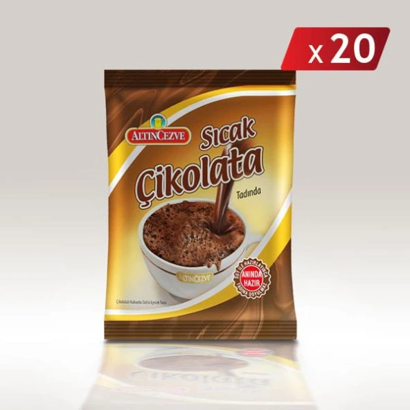 Altıncezve Sıcak Çikolata 250 Gr - 20Lİ PAKET