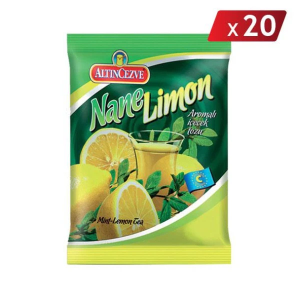 Altıncezve Nane Limon Aromalı İçecek Tozu 250 Gr - 20Lİ PAKET