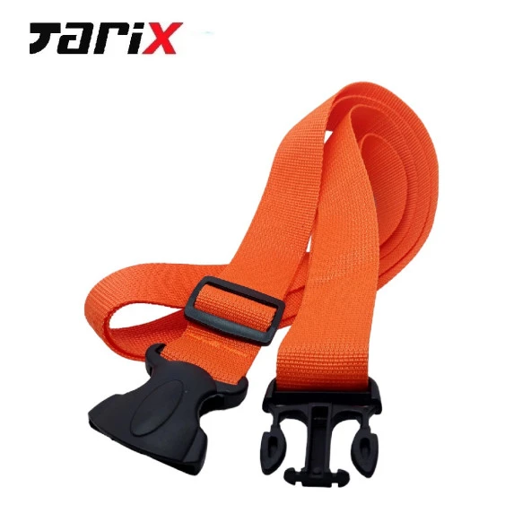 tarix 2 adet Turuncu Valiz kemeri + 1 adet Siyah valiz etiketi - 3
