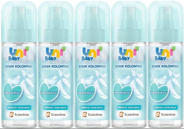 Uni Baby Bebek Kolonyası 150ML Nemlendiricili/Bebeksi Dokunuş (5 Li Set)