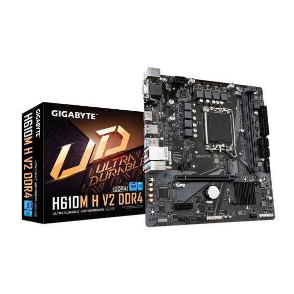 Gigabyte H610M H V2 Intel LGA1700 DDR4 Micro ATX Anakart