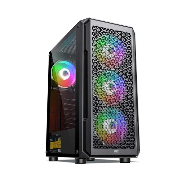 POWER BOOST PB-P3385B USB 3.0 MESH 650W ARGB FAN E-ATX SİYAH KASA