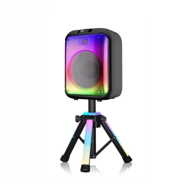 Nodar NDR102B Bluetooth Hoparlör 12 İnç Rgb Led & Mikrofon & Kumanda & Woofer & Tweeter - 2