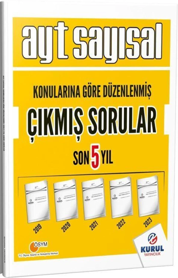 AYT Sayısal Konularına Göre Düzenlenmiş Son 5 Yıl Çıkmış Sorular Kurul Yayıncılık