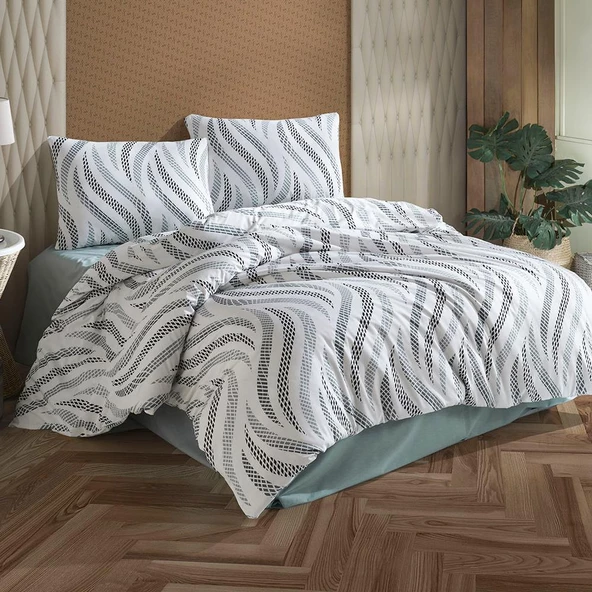 Kristal Tek Kişilik Ranforce Nevresim Takımı Esinti - 3