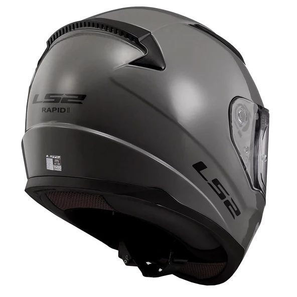 LS2 Rapid 2 Nardo Gri Kapalı Motosiklet Kaskı - 3