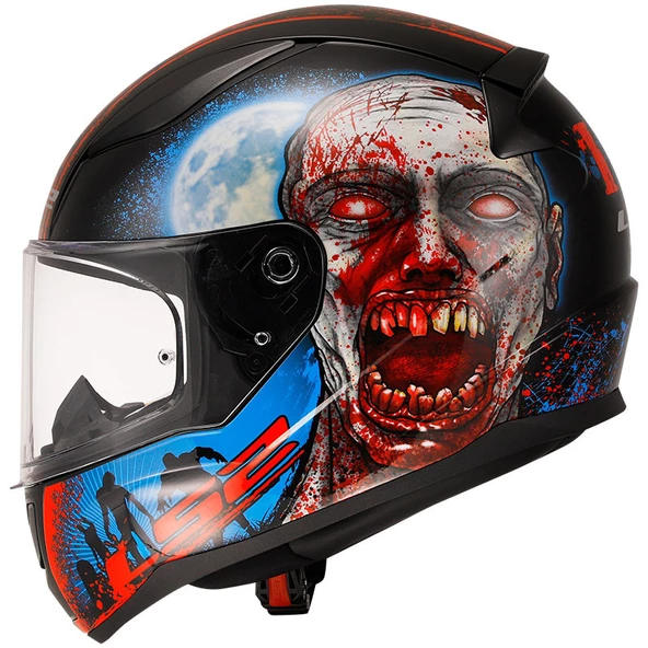 LS2 Rapid 2 Zombie Kapalı Motosiklet Kaskı - 2