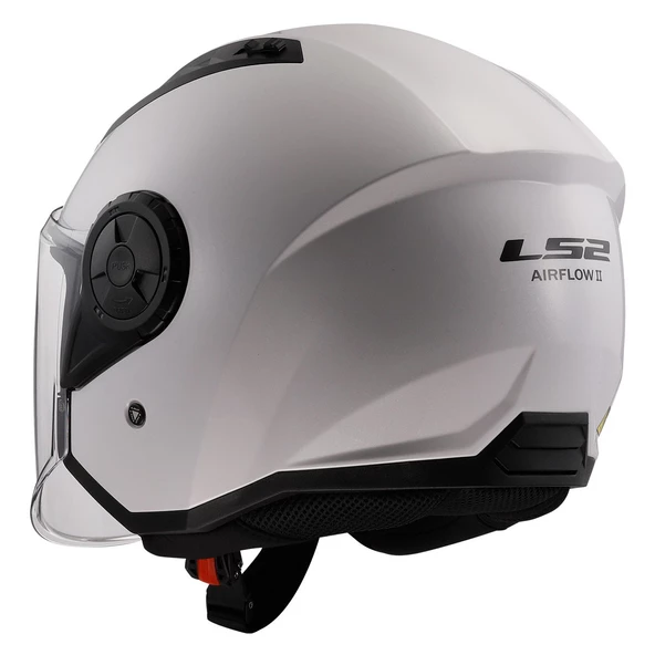 LS2 Airflow 2 Beyaz Açık Motosiklet Kaskı - 4