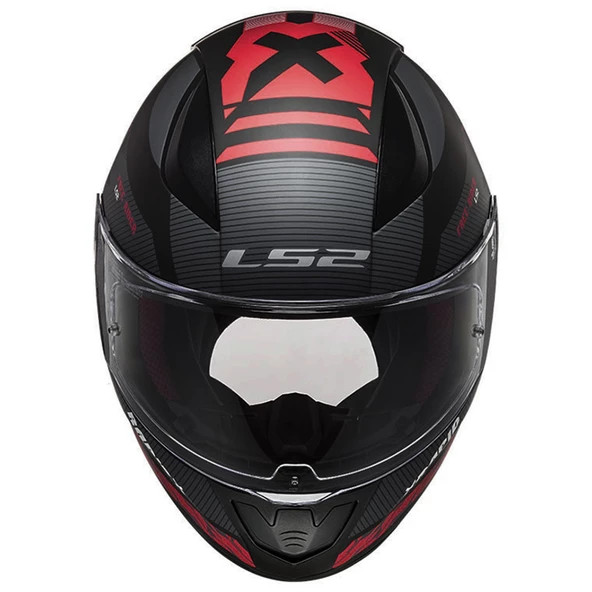 LS2 Rapıd 2 Xtreet Kapalı Motosiklet Kaskı Mat Siyah-kırmızı - 2