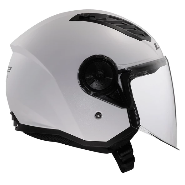 LS2 Airflow 2 Beyaz Açık Motosiklet Kaskı - 3