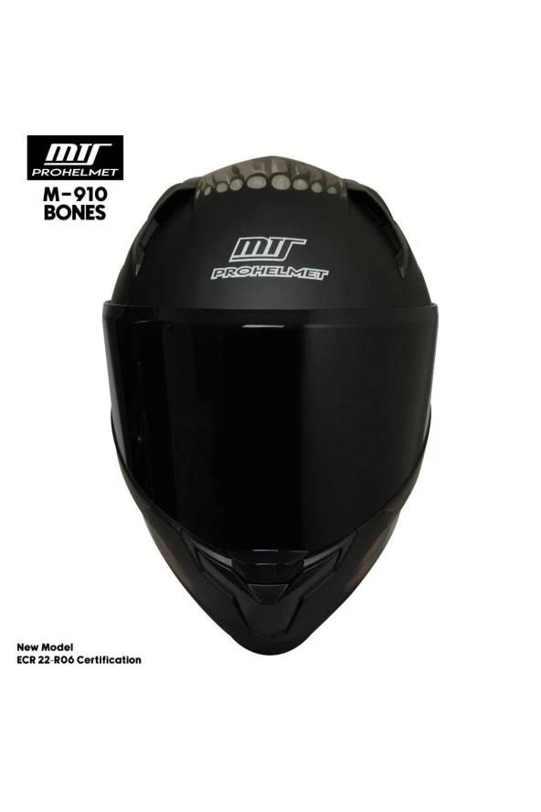 Mts -910 Snake Kapalı Kask (Bones) - 3