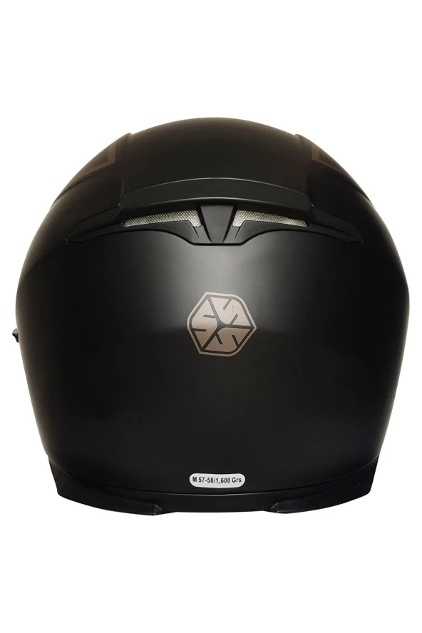 Scoyco X507 Güneş Vizörlü Kapalı Motosiklet Kaskı Mat Siyah - 4