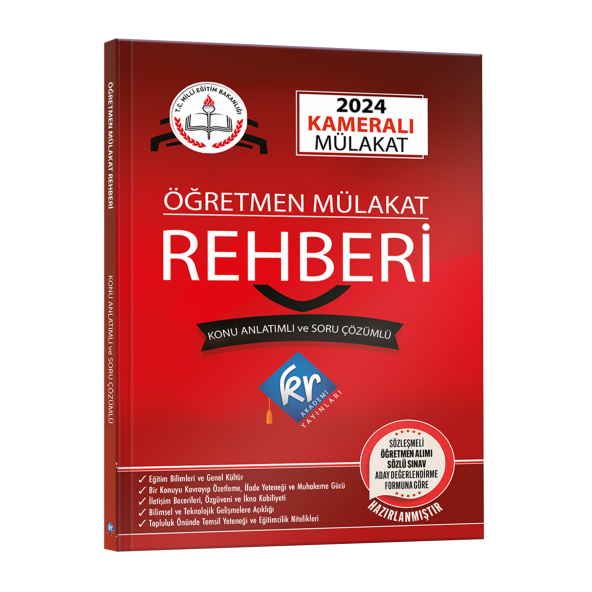 MEB Öğretmen Kameralı Mülakat Rehberi KR Akademi Yayınları