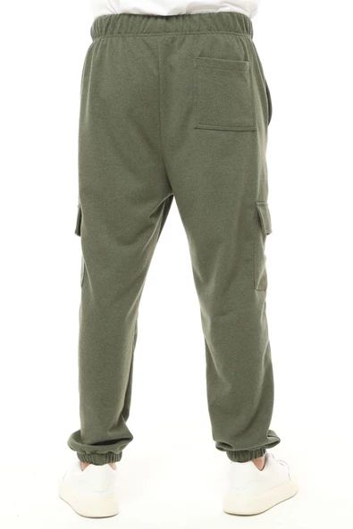 Erkek Kargo Cepli Jogger Eşofman Altı İndigo - 7