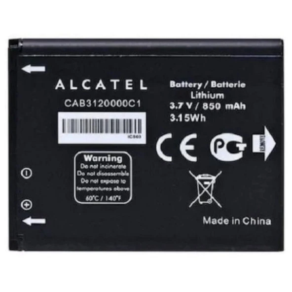 Alcatel CAB3120000C1 OneTouch 385 510 602 710 768 806 Batarya Pil - Resim 3