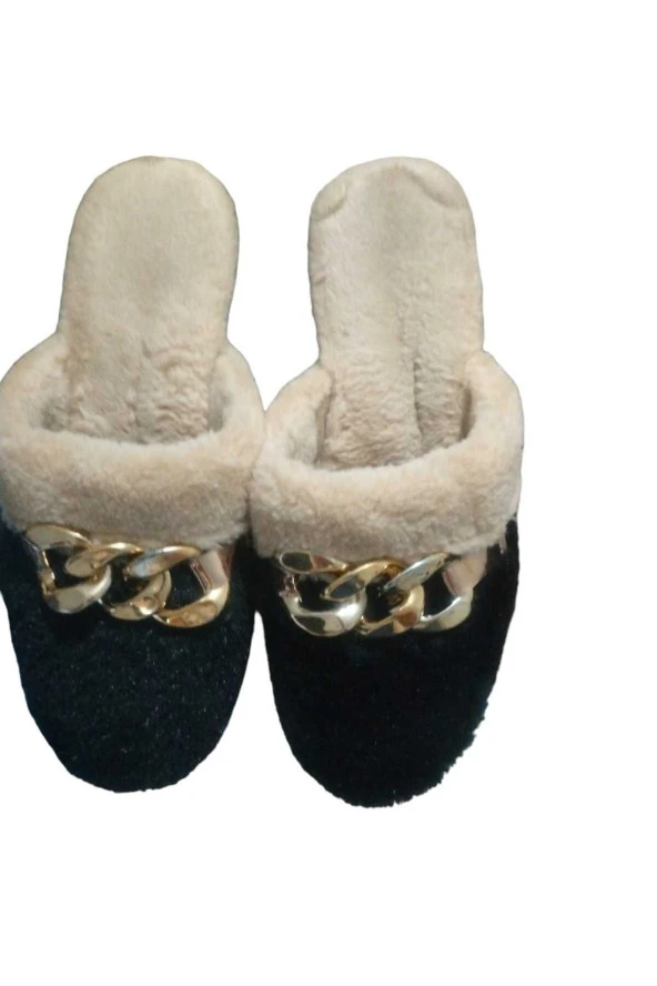 siyah püküllü terlik - 2