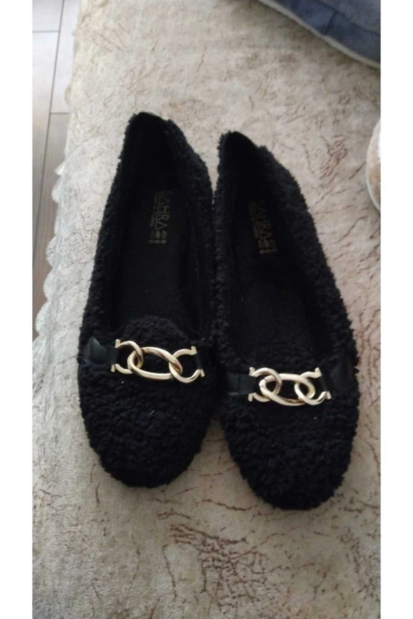PELUŞ TOKALI EV AYAKKABISI - 2