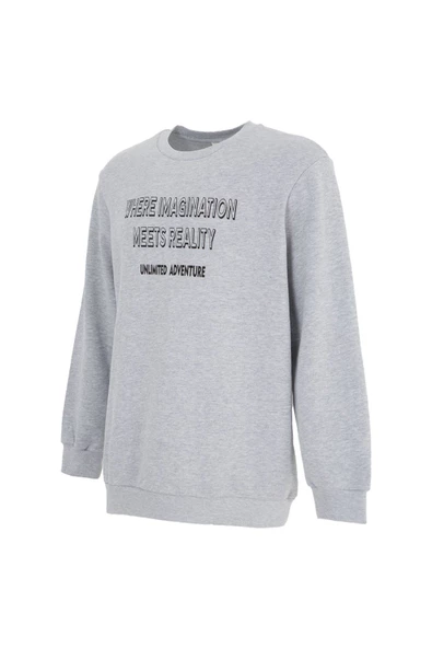 Erkek Baskılı Sweat Yeşil - 10