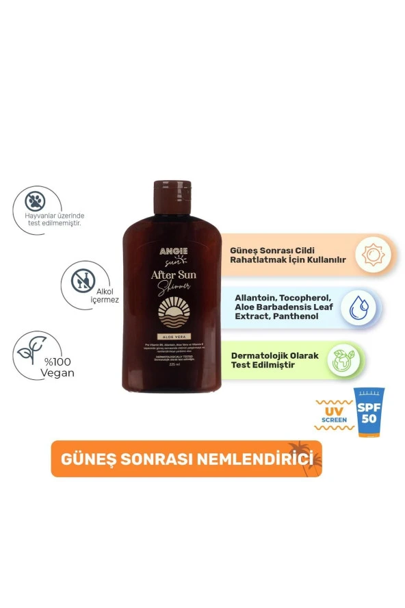 Sun After Sun Shimmer Güneş Sonrası Jel 200 ml (VEGAN)