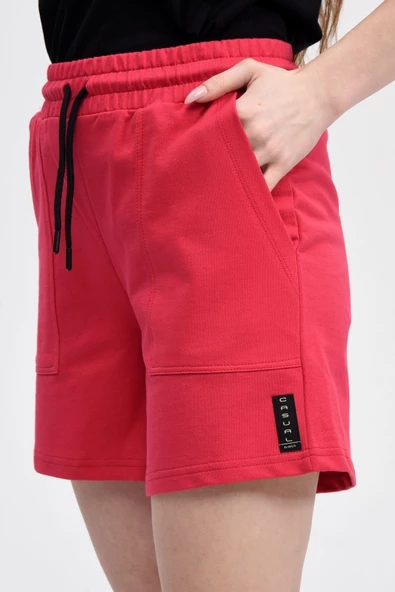 Kadın Şort Bordo - 6