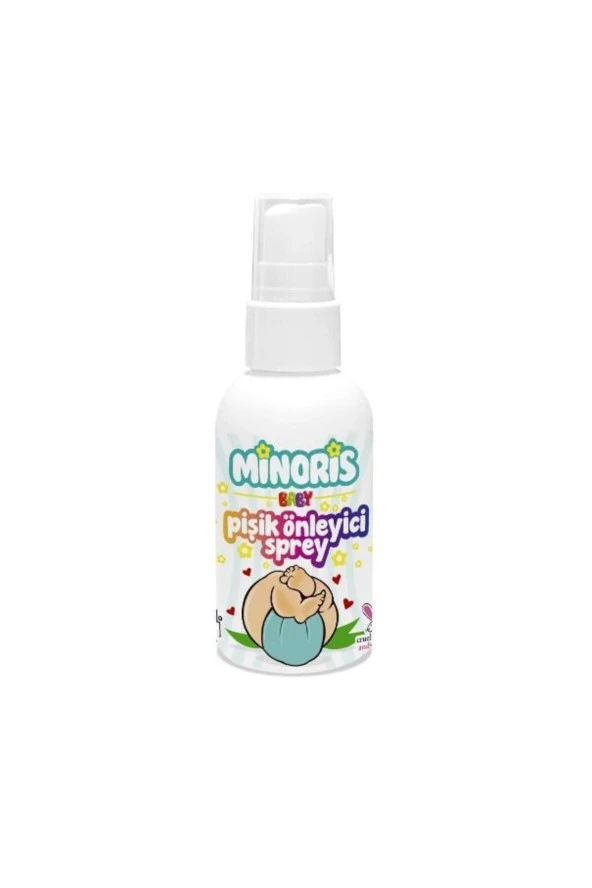 Minoris Baby Pişik Önleyici Sprey Organik Vegan Parfümsüz 100 ml